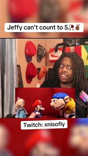 Jeffy can’t count to 5😭🙏🏾 #funny #sml #reaction ‪@NiSoFlyLive‬