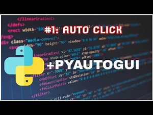 Automation with python and pyautogui #1: Install pyautogui, auto click