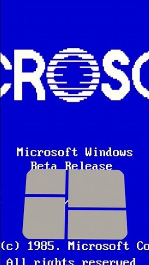 History of Windows 1.0
