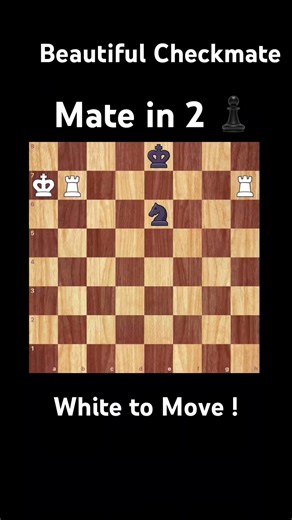 Challenge 1 | Mate in 2 ♟️ #chess #chesspuzzle #dkchessworld #chessshorts #chessboard #matein2