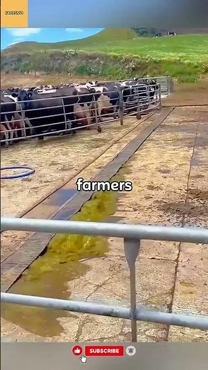 Farmers Built a Self-Cleaning Barn That Uses Water Instead of Scrapers 💦 #technology