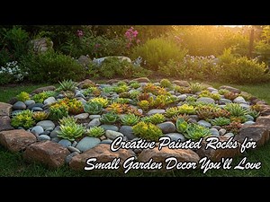 Creative Painted Rocks for Small Garden Decor You'll Love 🎨 | Garden Corner DIY