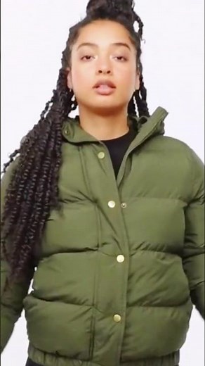 classics damen hooded puffer winter #pufferjacke #amazonde #youtubegermany #amazonde