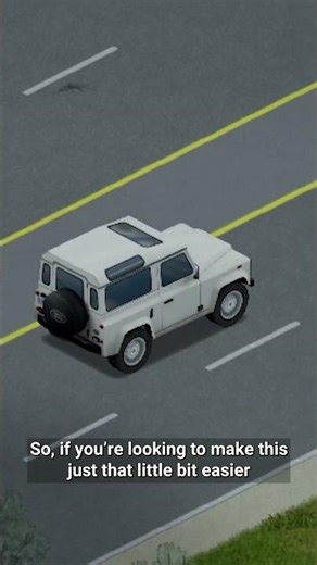 Make Driving EASY In Project Zomboid With This Tip! Project Zomboid Tips Done Quick!