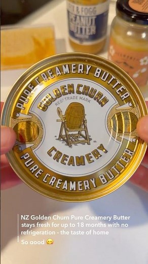 NZ Butter in a can - Golden Churn Pure Creamery Butter #shortvideo #shorts