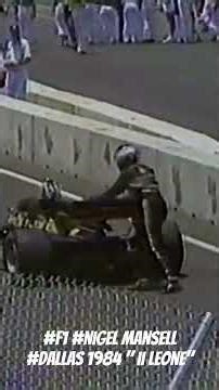 1984 #f1 GP #dallas #sun #nigel Mansell #lion