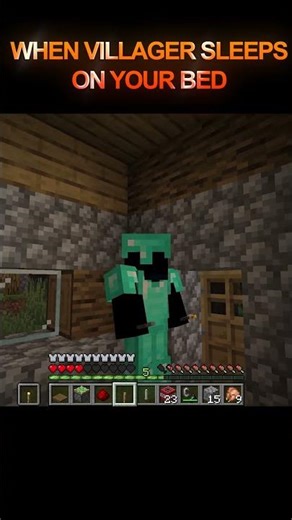 Sorry Minecraft VILLAGER PART-2 #minecraft #pranks #traps #shorts