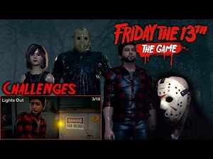 Friday the 13th the game - Gameplay 2.0 - Challenge - Lights Out