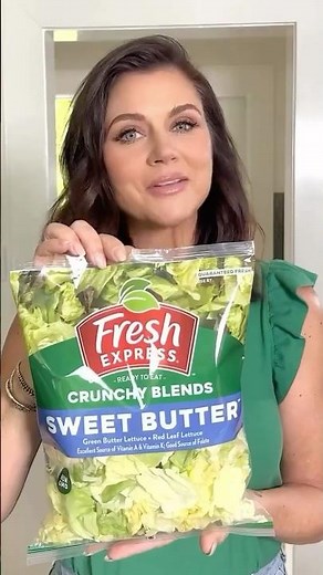 Recipe by Tiffani Thiessen– Mediterranean Charred Veg Salad Tzatziki Vinaigrette & Spiced Pita Chips