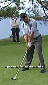 How far is this ball going with modern technology? Throwback to Tiger trying to drive the green at Torrey. | Skratch