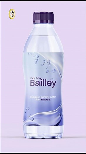 Unveiling a fresh look for Bailley Water's packaging label. 💦