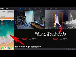 Hikvision Thermal + NVR + Hik connect Alarm Notification performance