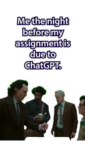 The night before an assignment is due...