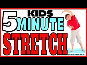 5 Minute Cool Down Stretch for KIDS by KIDS! Great for PE Class or At Home Stretch