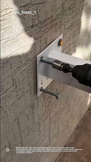 “This Concrete Anchor Trick Is Stronger Than It Looks 🔥”