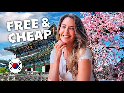 I Spent a Day Doing FREE & CHEAP Things in Seoul 🇰🇷