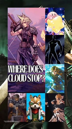 MidnightDre on Instagram: "Where does Cloud stop on the gauntlet? #anime #vs #finalfantasy"