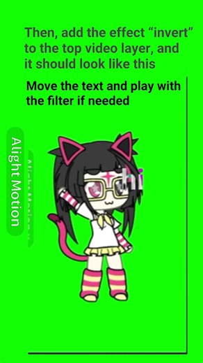 inverted text tutorial!! || #gacha #tutorial #editing #viral #fyp