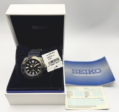 EXCELLENT w/Tag Seiko SRPB55 Prospex Samurai automatic dive watch black dial | eBay