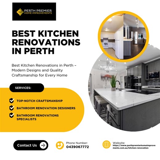 Best Kitchen Renovations in Perth – Modern Designs and Quality Craftsmanship for Every Home