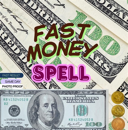 Fast Money Spell Attracts Fast Financial Flow, Prosperity, and Abundance. - Etsy