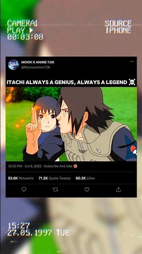 Itachi Uchiha Always a Genius 🔥 | Naruto Shippuden Legendary Moment || #itachi #naruto #anime