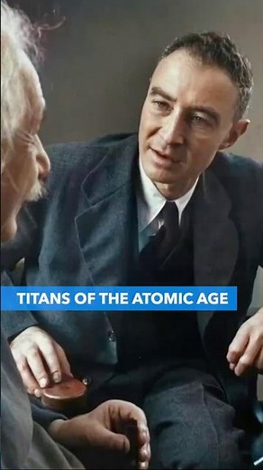 The Architects of the Modern World: Einstein & Oppenheimer (1947) #historyshorts #atomicbomb