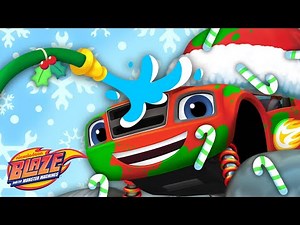 Holiday Car Wash Surprise #8 🎄🎁 w/ the Monster Machines! | Blaze and the Monster Machines
