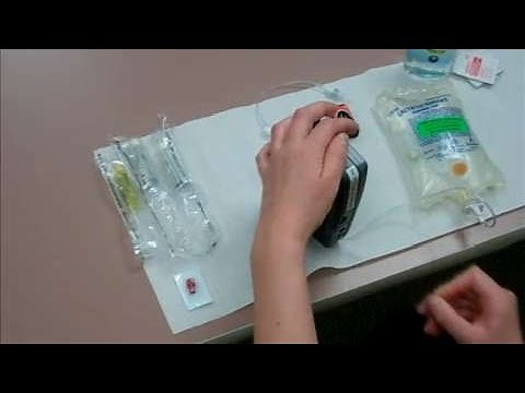 Loading and Priming Tubing for the CADD Prizm Pump