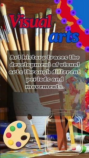 3. Art history traces the development of visual arts through different periods and movements.