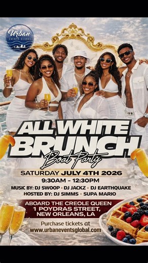 New Orleans, we’re coming back outside. Y’all asked. We listened. In 2026, we’re taking over during Essence Festival weekend. Five events. One weekend. All vibes. Day parties. Night energy. Real experiences. If you’ve done New Orleans with us before, you already know. If you haven’t, this is your warning. Comment NOLA if you’re outside Tag your people who always say “we should go” Follow for the drops. This one’s moving fast.