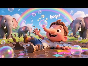 Hugo the Happy Hippo 🦛 | Fun Hippo Song for Kids | Happy Dance Rhyme for Toddlers
