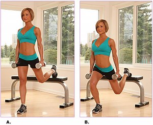 Fitness Lunges for Great Legs Free Exercises