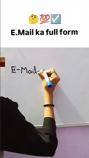 E.Mail ka full form kya hai 🤔💯 || What is the full form of E.Mail #email #trending #fullform