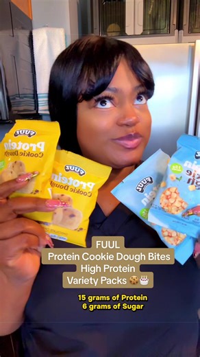 FUUL Protein Cookie Dough Bites High Protein 15g Low Sugar 6g Perfect for Snacking or Post Workout Recovery Chocolate chip and Birthday Cake Flavors #greenish #tiktokshopcreatorpicks #tiktokshopspringglowup #proteinsnack #fuul @tryfuul