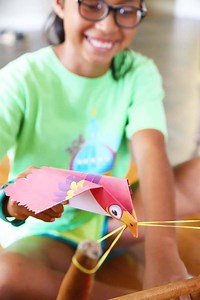 Printable Flying Paper Bird | Skip To My Lou