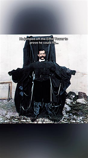 Franz Reichelt's Tragic Parachute Jump from Eiffel Tower