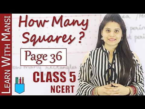 How Many Squares ? | Page 36 | Chapter 3 | Class 5 Maths NCERT | Math Magic