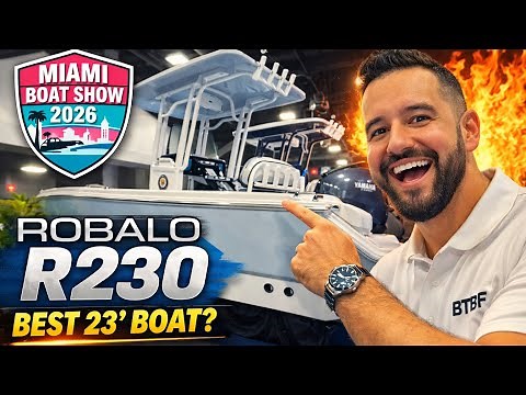 2026 Miami Boat Show Robalo R230 Center Console FULL Walkthrough | Is This the Ultimate 23’ Boat?