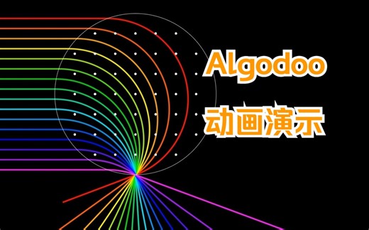 磁聚焦画彩虹[Algodoo]