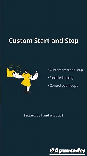 Control Your Python Loop Start and Stop! 🐍 #python #shorts
