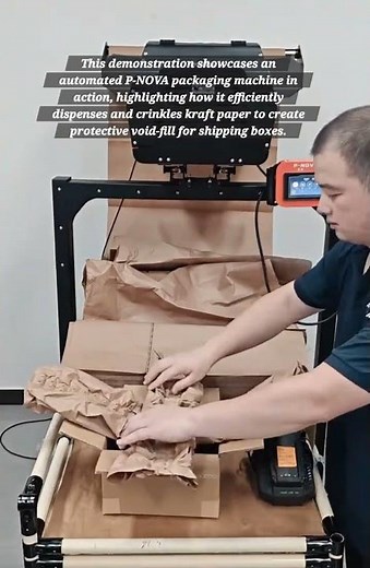 Packaging Efficiency: Automated Paper Void-Fill System