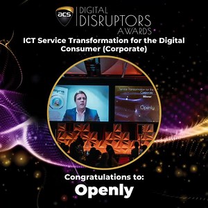 Congratulations to Emyria LTD for their work on Openly! It's awarded the ICT Service Transformation for the Digital Consumer award for the Corporate category. | ACS | Facebook