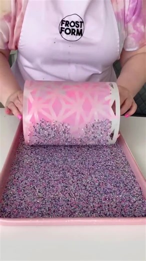 4.3K views · 58 reactions | It's time we give our stencils a bit more love ! ♥️ Cake by the cutest Allie from @pinkaliciouscakes using our Worldwide patent pending Stencil system  Order Frost Form worldwide  www.frostform.com Xx | Frost Form | Facebook