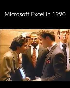#Microsoft #Excel in 1990 vs #2025 | Incredible Transformation Journey! 📊🔥
