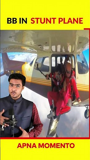 ‪@BBKiVines‬ Plane Stunt Gone Wrong - Bhuvan Bam Jumped from plane Video #shorts