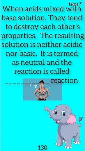 130 Class 7 Acids Bases and Salts #science #shorts