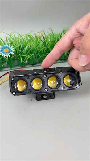 The Ultimate 4-Lens Bike Searchlight! ⚡ #KMJB #BikeSearchlight