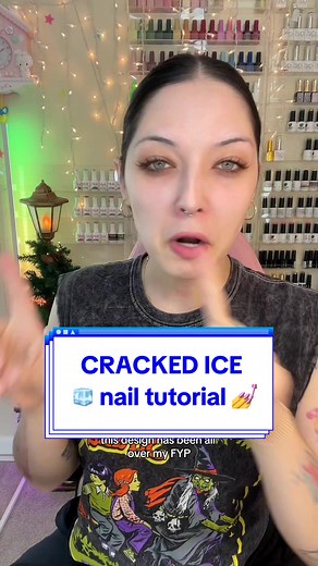 Easy DIY Cracked Ice Nail Art Tutorial for Beginners