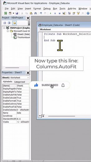 👉 Excel Columns That Resize Themselves 🤯